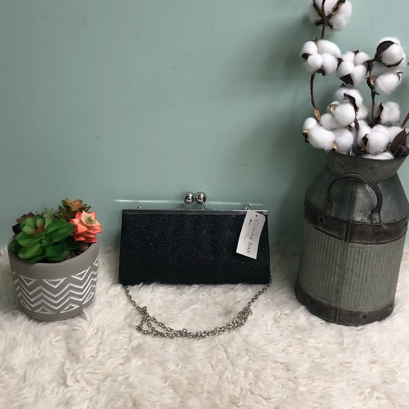 Jessica McClintock Glitter Crossbody (PM137) - Picture 2 of 5